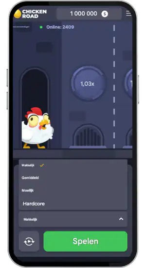 Chicken Road Moeilijkheidsgraden