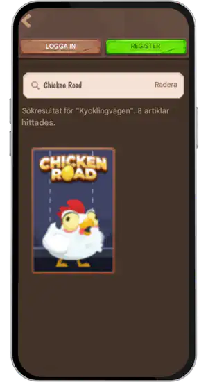 Casinogränssnitt Chicken Road