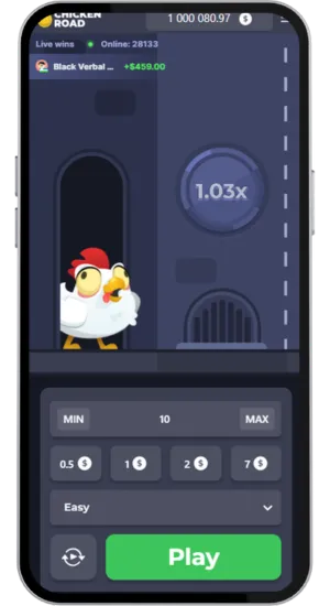 Inizio Partita Chicken Road