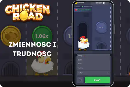 zmiennosc i trudnosc Chicken Road